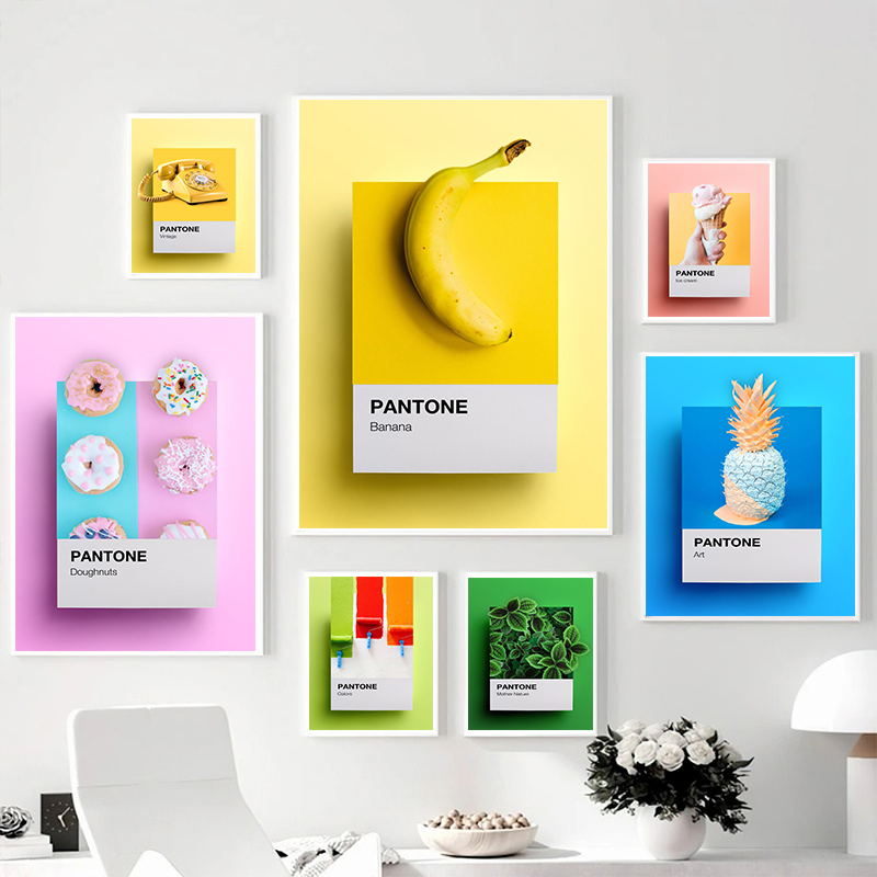 Pantone Color Wall Art Poster  - Home Decor Y2K review and price