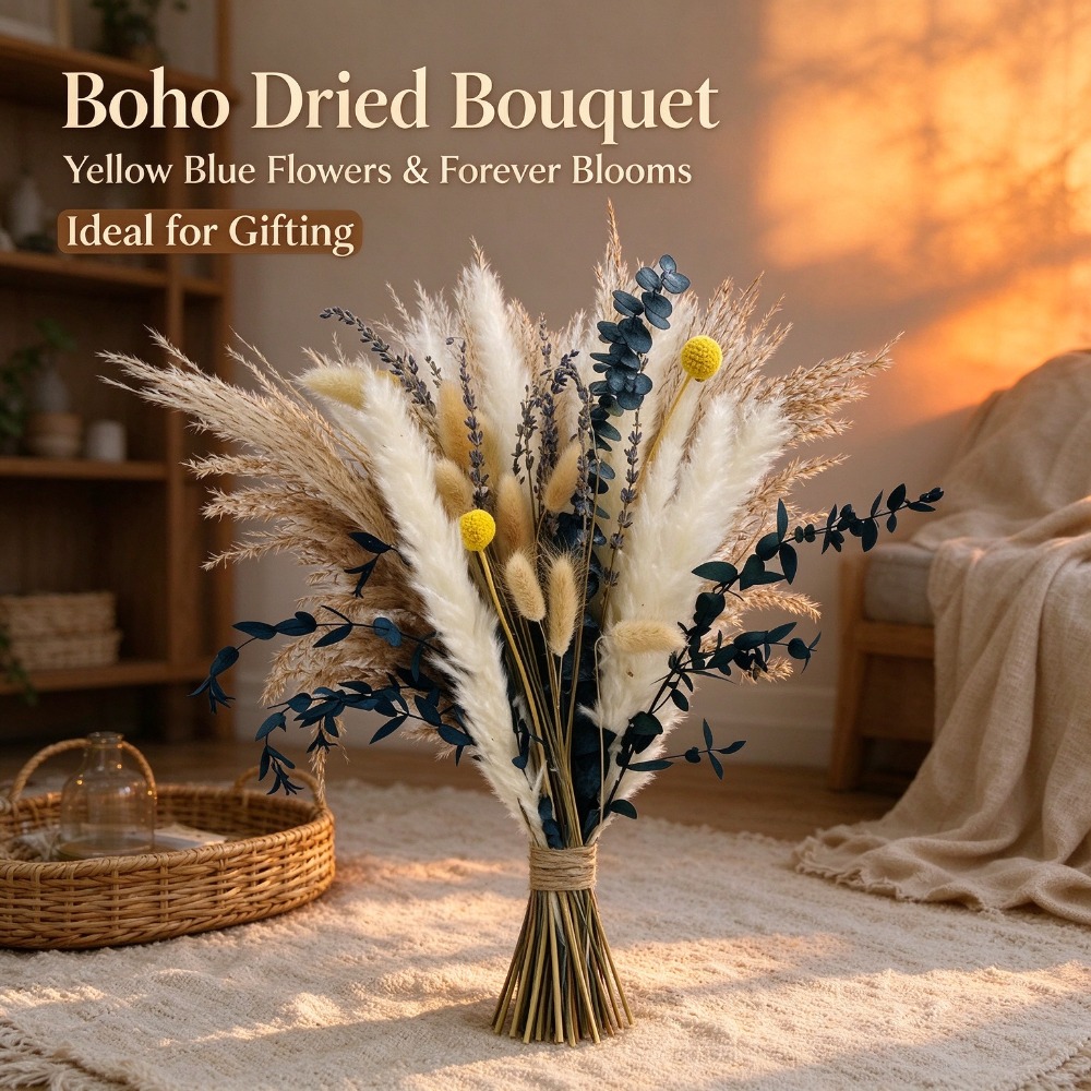 Pampas grass dried flower bouq - Pampas Grass Decor review and price