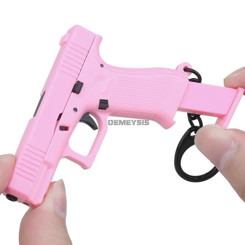 Mini Pistols Shape Keychain Re - Home Decor Magazine review and price