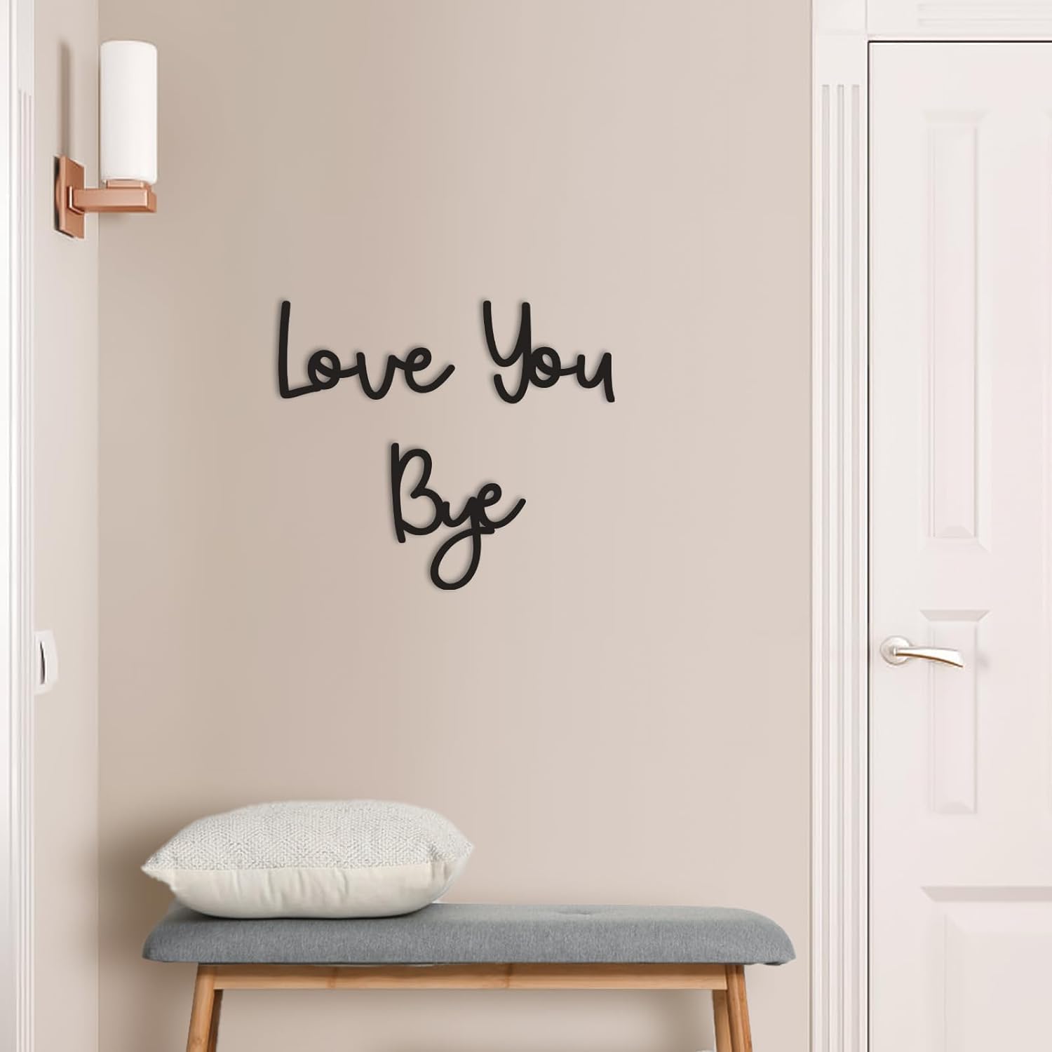 Love You Bye Wood Sign Home De - Home Decor Y2K review and price