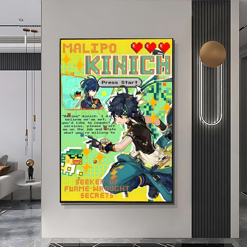 genshin magazine style Poster  - Home Decor Magazine review and price