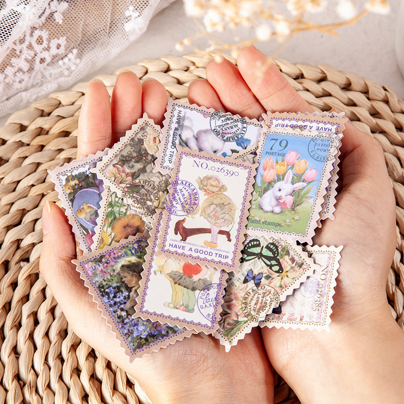 100pcs Autumn Fairy Tale Stamp - Home Decor Magazine review and price