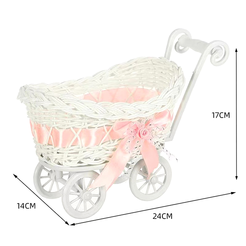 1Pcs Basket Baby Cart Stroller - Rattan Plant Basket review and price